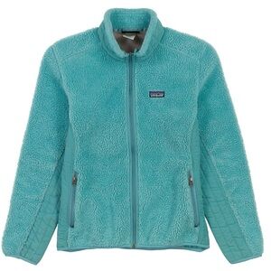 Women’s Patagonia Retro-X Fair Aqua Turquoise Fleece Zip Up Jacket